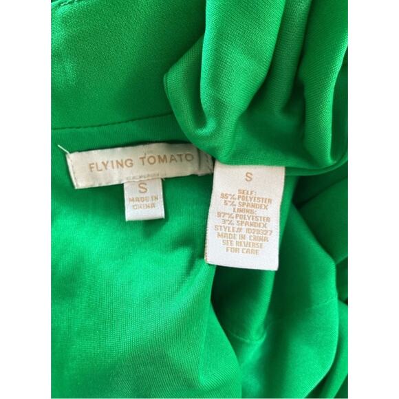 Flying Tomato retro style mini sheath dress kelly green - Picture 11 of 12